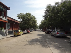 北京観光旅行記＠宛平城の城内の大通りと周辺の風景