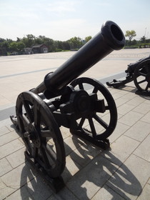 中国旅行記、北京観光＠盧溝橋にある清朝の大砲