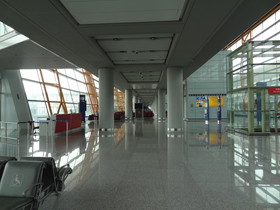 中国旅行記＠北京首都国際空港の第三ターミナルの出発ロビー