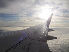 中国旅行記＠中国国際航空の窓から眺めた雲海