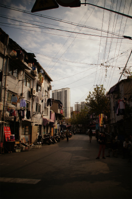 上海観光旅行記＠国慶路と弄堂、下町の風景をα55のトイカメラモードで撮影