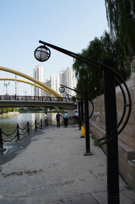 上海観光旅行記＠上海蘇州河畔国際青年旅舎のある南蘇州路付近の風景