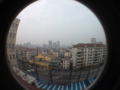上海観光旅行記＠朝の上海市内の風景