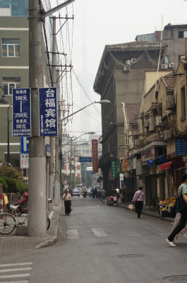 上海観光旅行記＠南京歩行街周辺の風景
