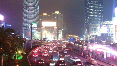 とまとじゅーす的中国旅行記＠上海観光、徐家匯の夜景