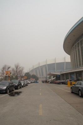 とまとじゅーす的中国旅行記＠上海観光、上海体育館と周辺の風景