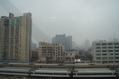 とまとじゅーす的中国旅行記＠上海の地下鉄3号線からの車窓風景