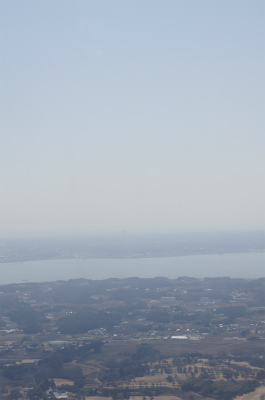 とまとじゅーす的中国旅行記＠上海から茨城空港へ行く機内より眼下の風景を撮影