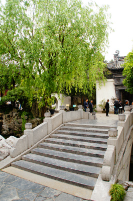 中国旅行記、上海、豫園観光＠内園付近にある石橋、環龍橋