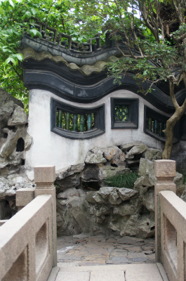 とまとじゅーす的中国旅行記、上海・豫園観光＠内園の石橋と風景