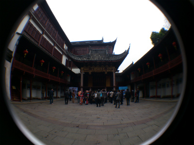 中国旅行記、上海・豫園観光＠古劇台という舞台