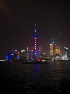 中国旅行記＠上海、散歩ついでのメモ写真。夜の外灘