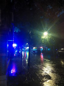 中国旅行記＠2014年7月12日、上海は暴雨に見舞われた
