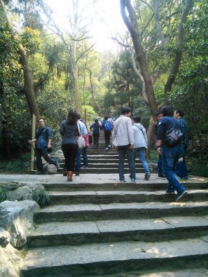 とまとじゅーす的中国旅行記＠杭州・西湖龍井茶の新茶摘みツアー、玉皇山へ登り、観光する