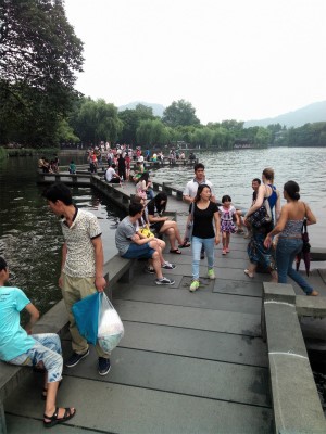 とまとじゅーす的中国旅行記＠杭州観光。西湖湖畔の石橋、「双投橋」