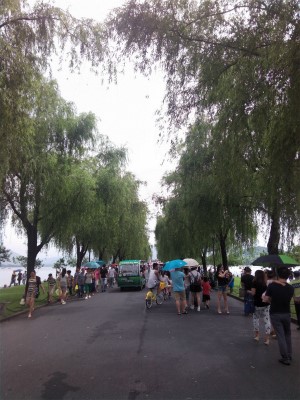 中国旅行記＠杭州観光。西湖の白堤
