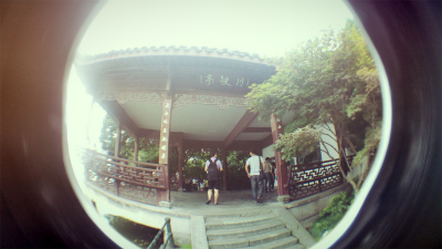 とまとじゅーす的中国旅行記＠杭州観光。西湖の白堤、月波亭の風景