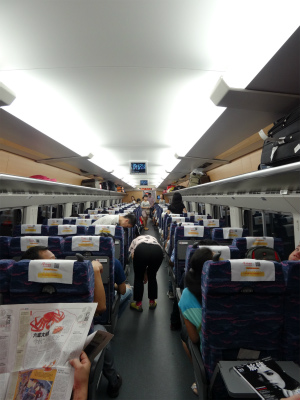 中国の列車情報＠座席の種類、これは高速鉄道の車両、動車組の座席