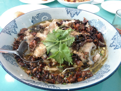 とまとじゅーす的中国旅行記＠上海観光＆生活の記録、久しぶりの中華、水煮魚