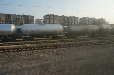 中国旅行記＠上海からトルファン（吐魯番）へ列車に乗り鉄旅行、車窓風景