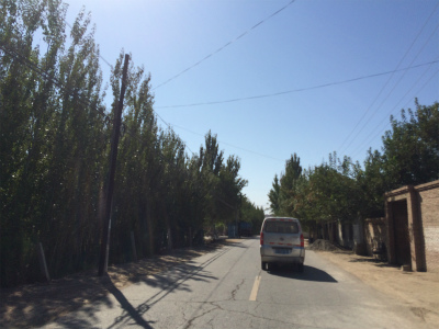 新疆ウイグル自治区観光旅行記＠トルファン（吐魯番）の郊外の風景