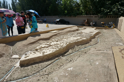 新疆ウイグル自治区観光旅行記＠トルファン（吐魯番）にある交河故城の模型