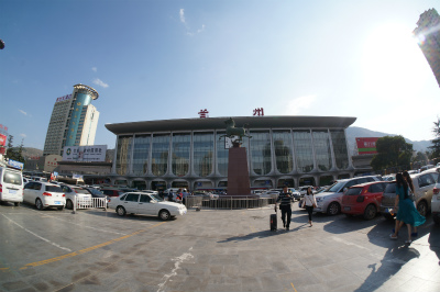 中国旅行記＠蘭州駅と周辺の風景