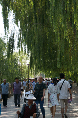 中国旅行記＠蘭州の中山橋＆黄河母親像付近の風景