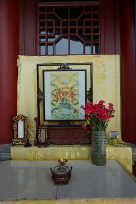 中国旅行記＠蘭州観光、白塔山公園内にある法雨寺の様子