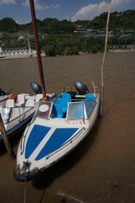 中国旅行記＠蘭州観光、黄河を高速艇で遊覧、クルージングしてみた