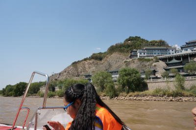 中国旅行記＠蘭州観光、黄河を高速艇で遊覧、クルージングしてみた
