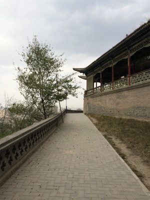 中国旅行記＠蘭州観光、五泉山公園内の建物と石畳