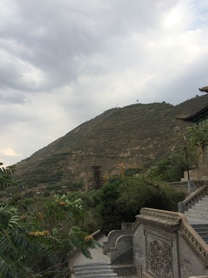 中国旅行記＠蘭州観光、五泉山公園の風景