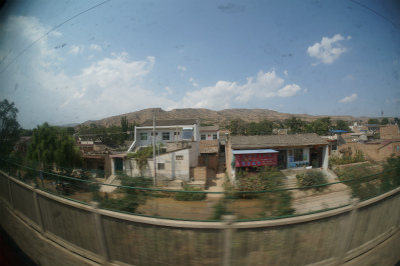 中国旅行記＠蘭州～上海列車の旅。車窓風景