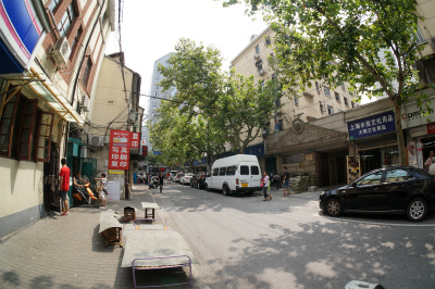 とまとすーす的中国旅行記＠上海観光、人民広場、福州路付近の路地