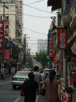 中国旅行記＠上海観光、南京東路の路地