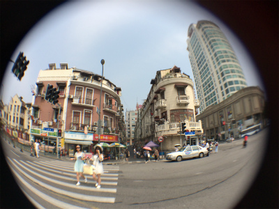 中国旅行記＠上海観光、豫園駅周辺の風景