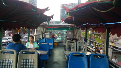 上海観光＠上海の陸家嘴の観光バス（陸家嘴旅遊環線）に乗ってみた編