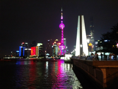 上海観光＠外灘・外白渡橋の夜景をタイムラプス撮影編