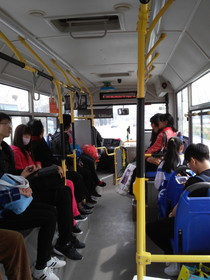 中国旅行記2017年＠大連・旅順観光、2002路のバスで旅順まで行ってみる
