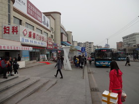 中国旅行記2017年＠大連・旅順観光、旅順バスターミナルへ到着、とりあえず散歩してみる