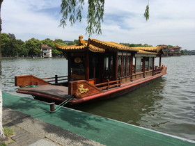 中国旅行記＠杭州観光、西湖を散歩、遊覧船
